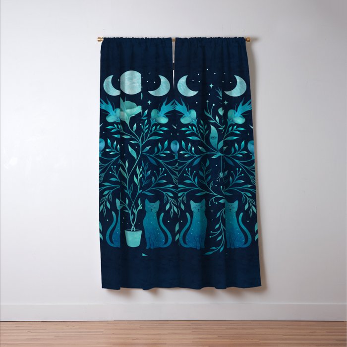 Potted Plant Window Curtain Gallery Image 3