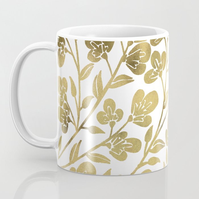 Cherry Blossoms - Gold Palette Coffee Mug Gallery Image 3