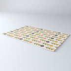 Hand-drawn Wildflowers -  Pink & Gold Rug Gallery Image 3