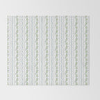Soft Blue Green Emma Stripe Throw Blanket Gallery Image 2