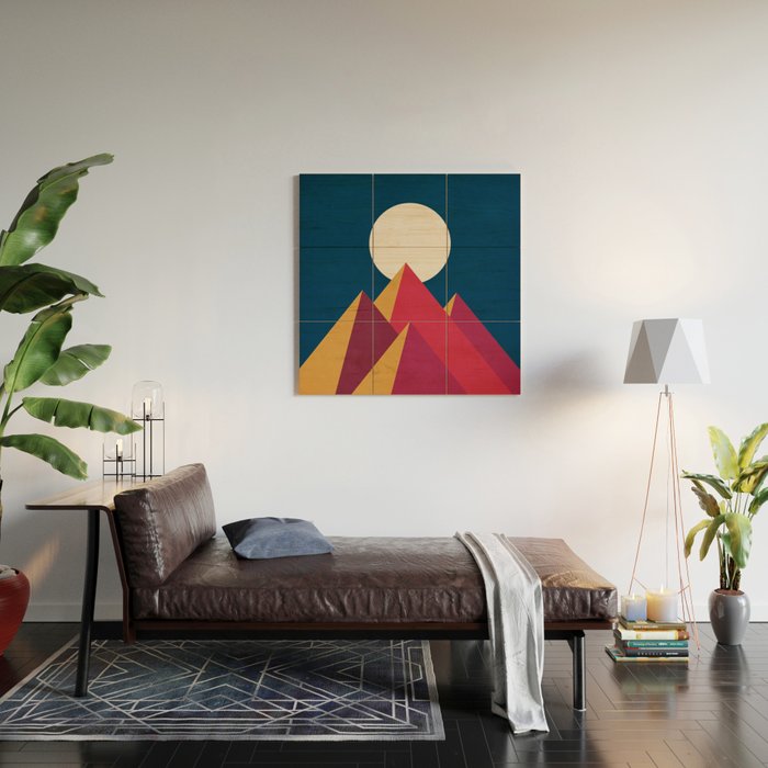 The great pyramids Wood Wall Art Gallery Image 2