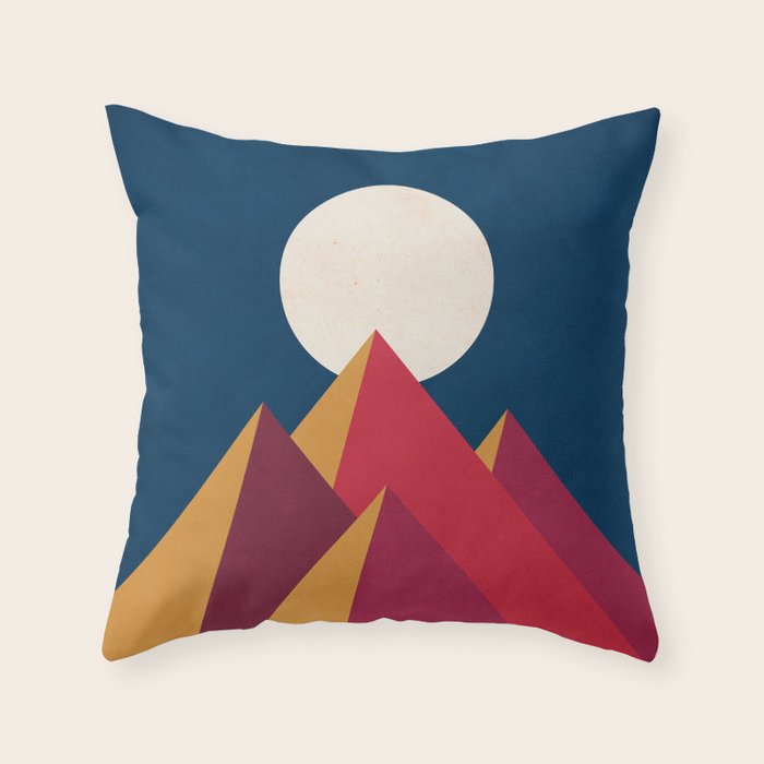 The great pyramids Throw Pillow Gallery Image 1