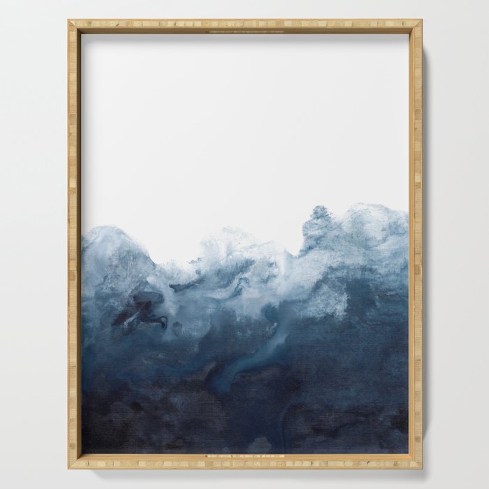 Indigo Depths No. 2 Serving Tray Gallery Image 1
