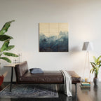 Indigo Depths No. 2 Wood Wall Art Gallery Image 2