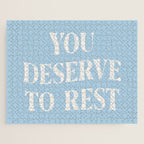 You Deserve To Rest Baby Blue Jigsaw Puzzle Gallery Image 1