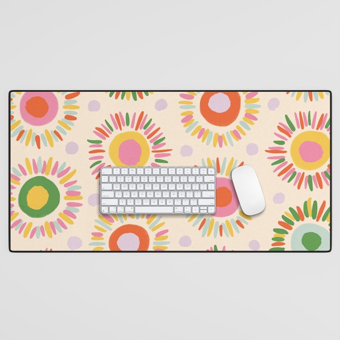 Sunny pattern Desk Mat Gallery Image 1
