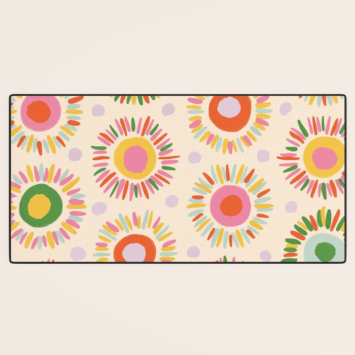 Sunny pattern Desk Mat Gallery Image 3