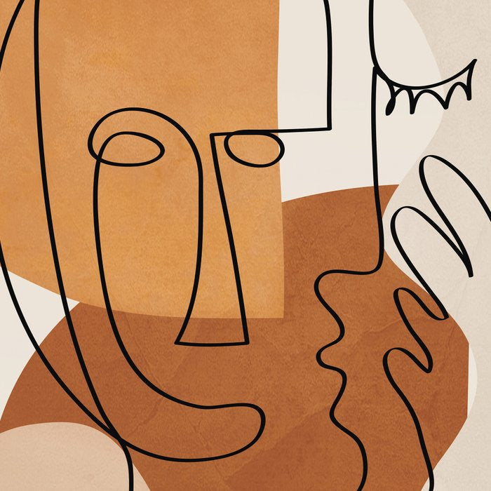 Abstract Clay Faces I Coffee Mug Gallery Image 2