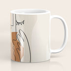 Abstract Clay Faces I Coffee Mug Gallery Image 1