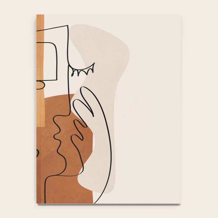 Abstract Clay Faces I Notebook Gallery Image 4