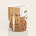 Abstract Clay Faces I Coffee Mug Gallery Image 4