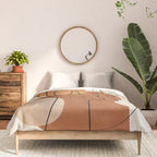 Abstract Clay Faces I Comforter Gallery Image 3