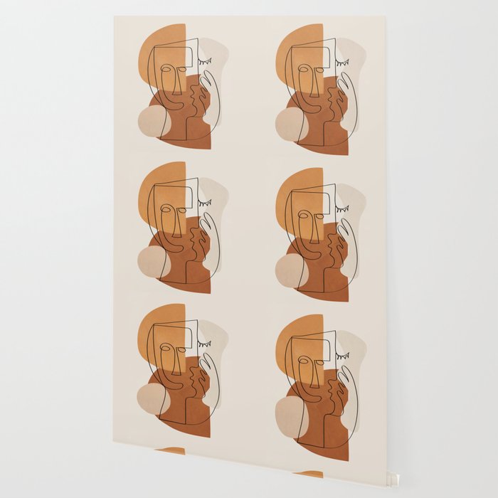 Abstract Clay Faces I Wallpaper Gallery Image 2