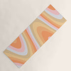 Wavy 70s Art Yoga Mat Gallery Image 1