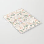 William Morris Vintage Strawberry Thief Soft Cream Pattern Notebook Gallery Image 3