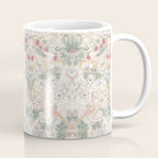 William Morris Vintage Strawberry Thief Soft Cream Pattern Coffee Mug Gallery Image 1