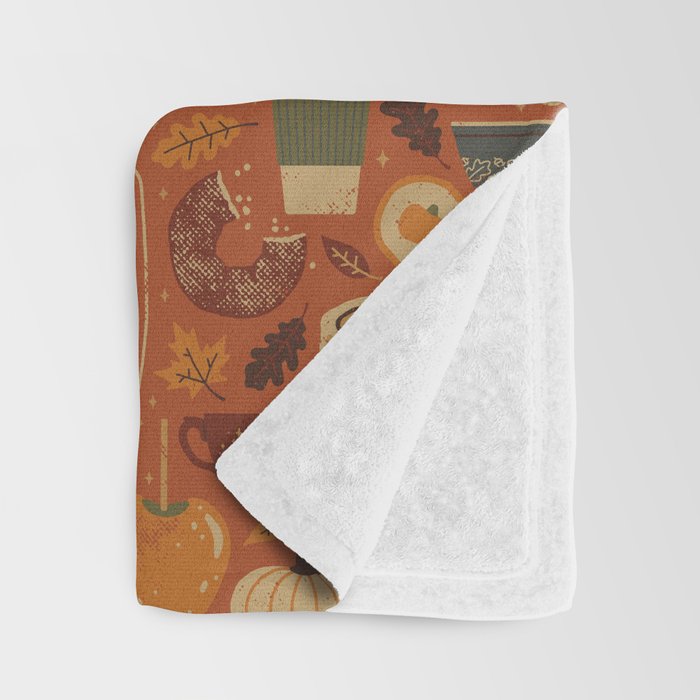 Pumpkin Spice Throw Blanket Gallery Image 3