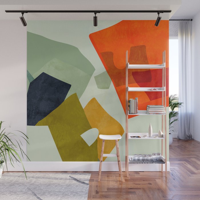 bric a brac mid century III Wall Mural Gallery Image 1