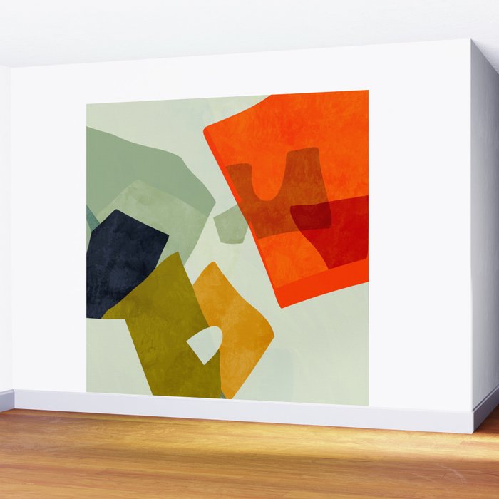 bric a brac mid century III Wall Mural Gallery Image 2