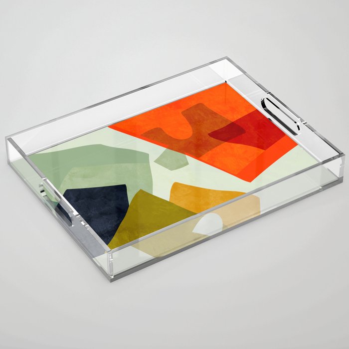 bric a brac mid century III Acrylic Tray Gallery Image 1