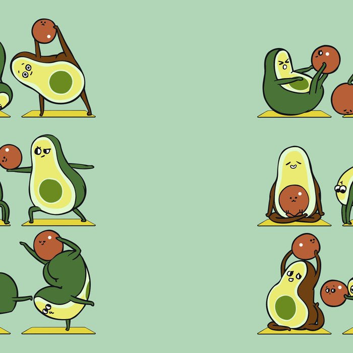 Avocado Yoga With The Seed Coffee Mug Gallery Image 2