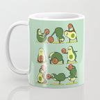 Avocado Yoga With The Seed Coffee Mug Gallery Image 3