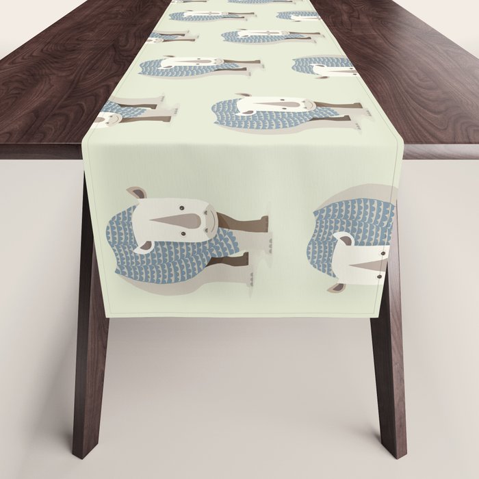 Whimsical Rhinoceros Table Runner Gallery Image 1