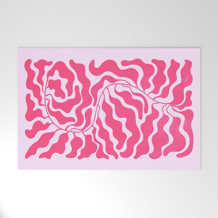 Wild Ferns: Wine Edition Welcome Mat Gallery Image 1