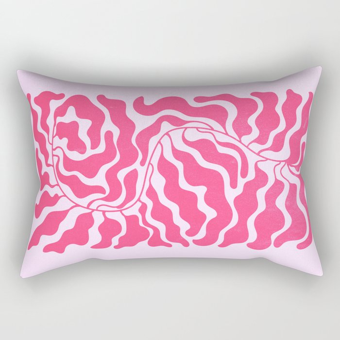 Wild Ferns: Wine Edition Rectangular Pillow Gallery Image 1