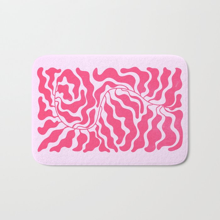 Wild Ferns: Wine Edition Bath Mat Gallery Image 1