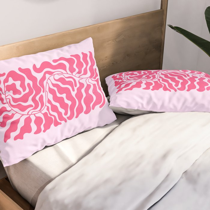 Wild Ferns: Wine Edition Pillow Sham Gallery Image 2