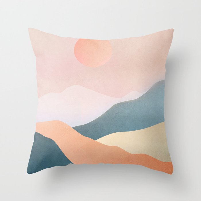 Mountain Ridge 02 Throw Pillow Gallery Image 6