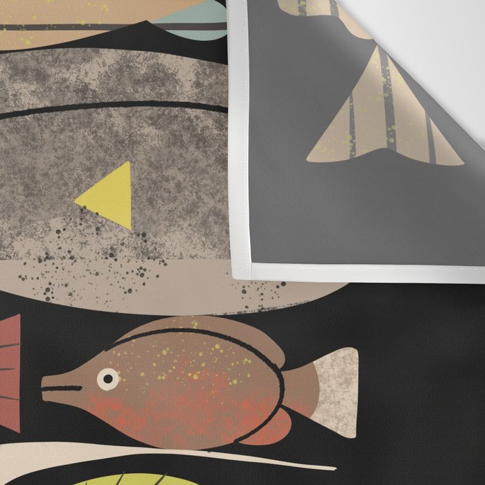 Fish Crowd No. 1 Wall Tapestry Gallery Image 3