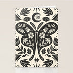 Luna Moth Stationery Card Gallery Image 2