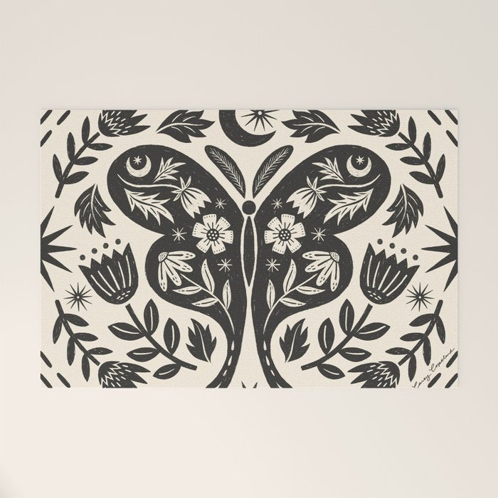 Luna Moth Welcome Mat Gallery Image 1
