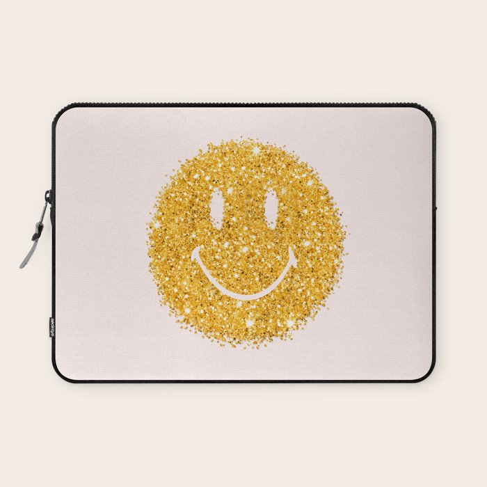 Happy Glitter Laptop Sleeve Gallery Image 1