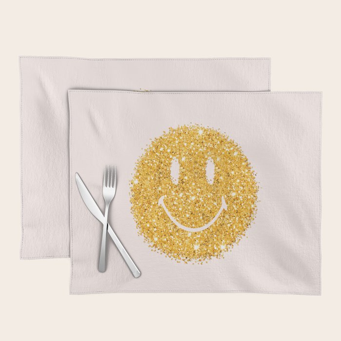 Happy Glitter Placemat Gallery Image 1