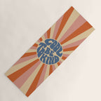 Cool to be Kind - Pink, Red and Blue  Yoga Mat Gallery Image 1