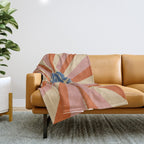 Cool to be Kind - Pink, Red and Blue  Throw Blanket Gallery Image 1