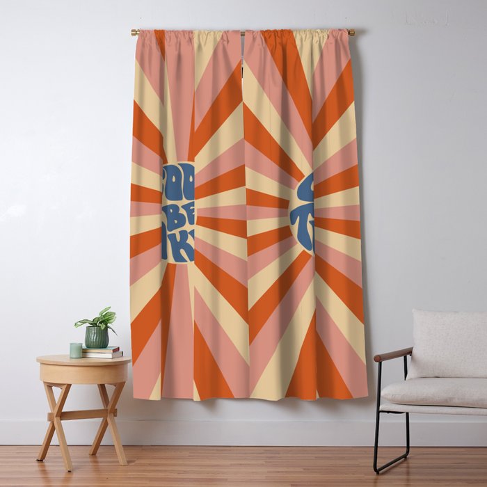 Cool to be Kind - Pink, Red and Blue  Window Curtain Gallery Image 5