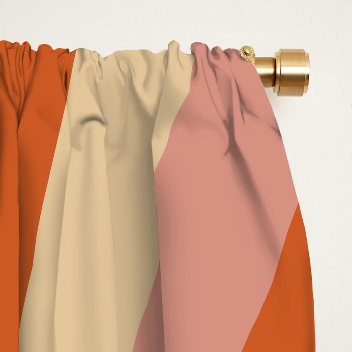 Cool to be Kind - Pink, Red and Blue  Window Curtain Gallery Image 2