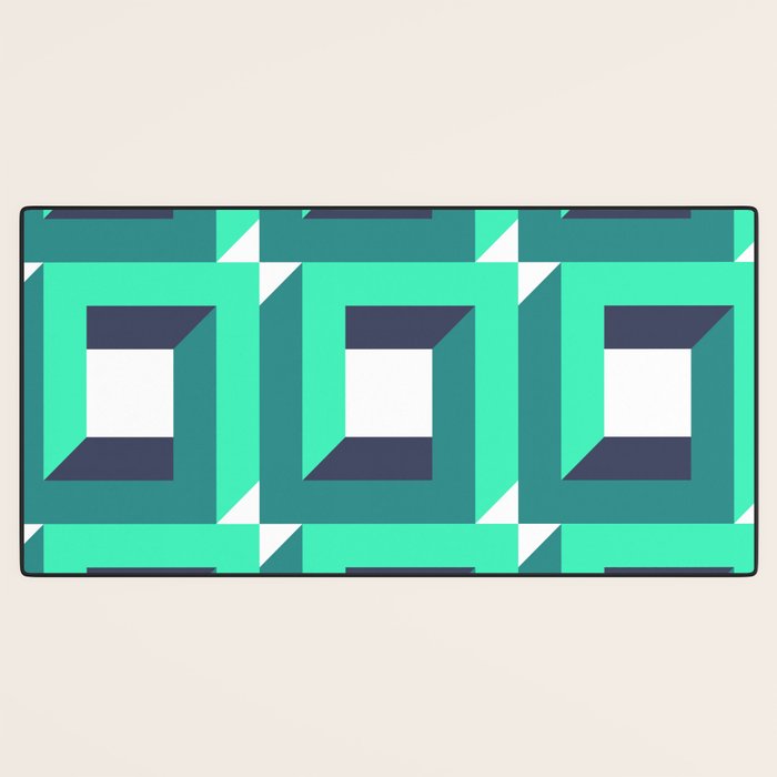 Modern Geometric 74B Desk Mat Gallery Image 3