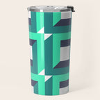 Modern Geometric 74B Travel Mug Gallery Image 2