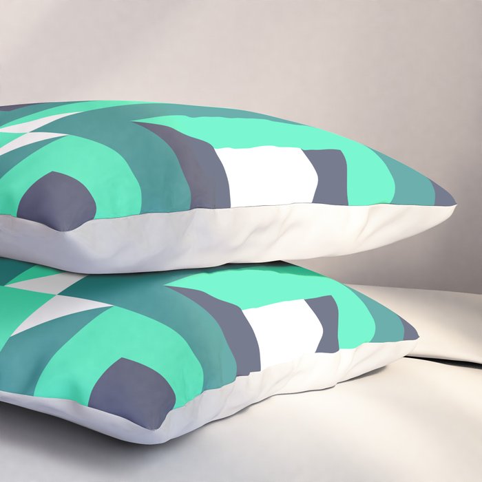 Modern Geometric 74B Pillow Sham Gallery Image 3