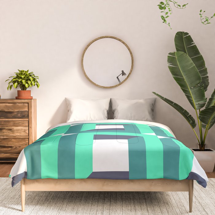 Modern Geometric 74B Comforter Gallery Image 3