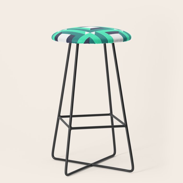 Modern Geometric 74B Stool Gallery Image 1