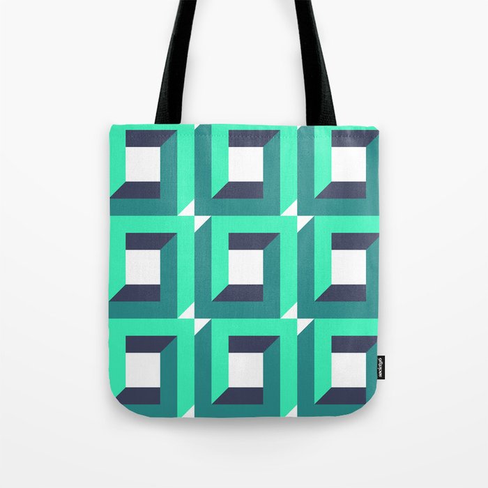 Modern Geometric 74B Tote Bag Gallery Image 1