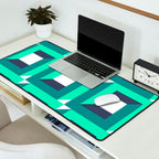 Modern Geometric 74B Desk Mat Gallery Image 2