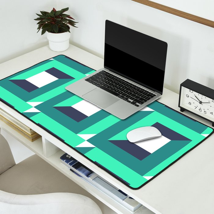 Modern Geometric 74B Desk Mat Gallery Image 2