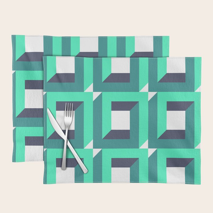 Modern Geometric 74B Placemat Gallery Image 1